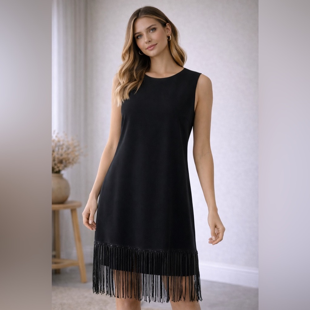Elegant Black Sleeveless Dress